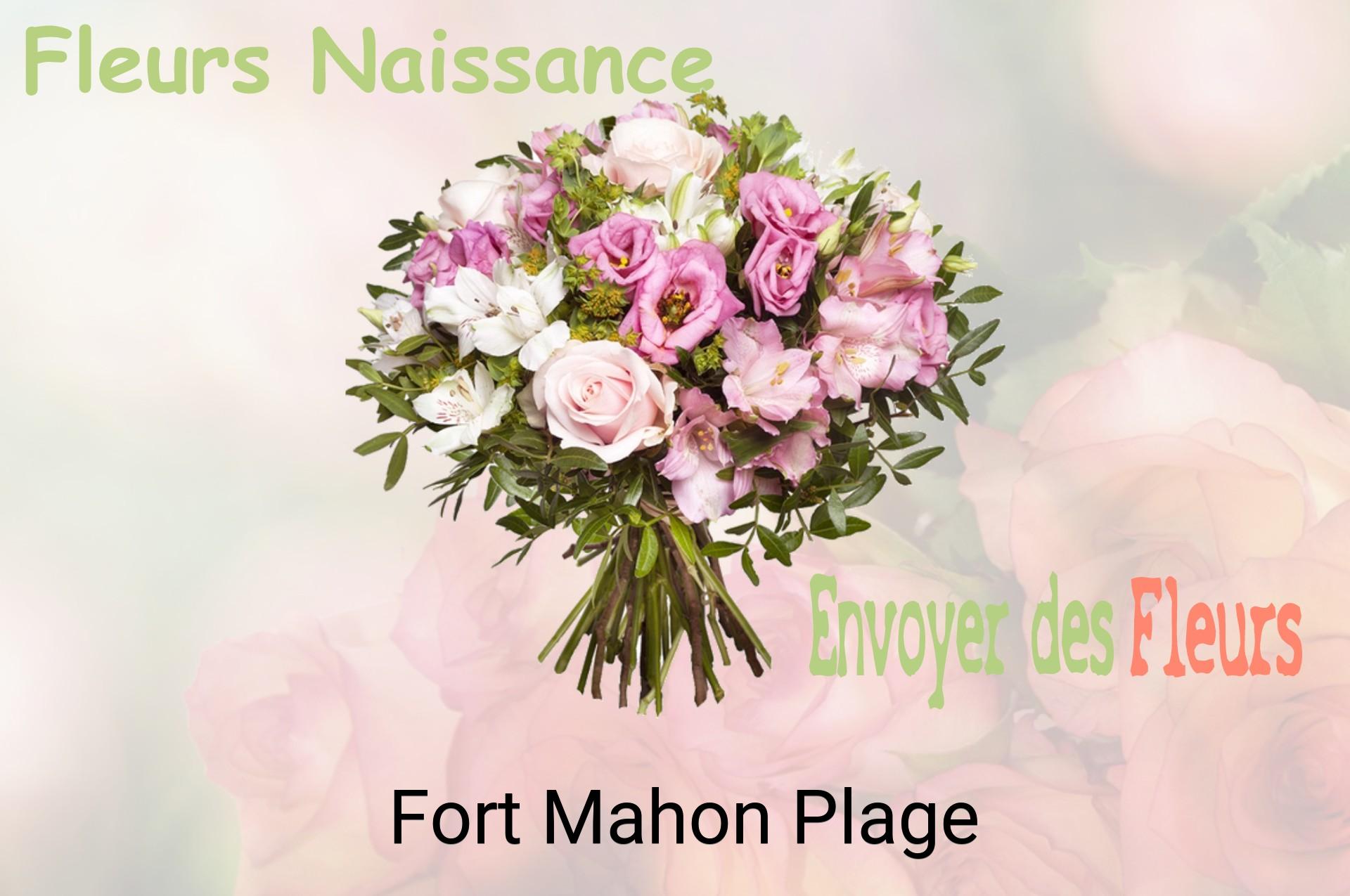 Bouquet de fleurs de naissance livré à Fort-Mahon-Plage